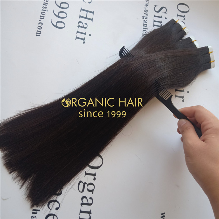 Black tape in hair extension with high quality and cheap price A105